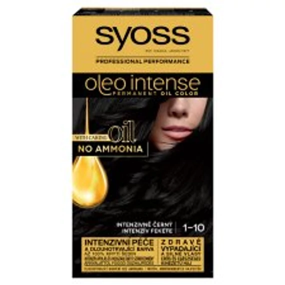 Syoss Oleo Intense Hajfesték 1-10 Intenzív Fekete