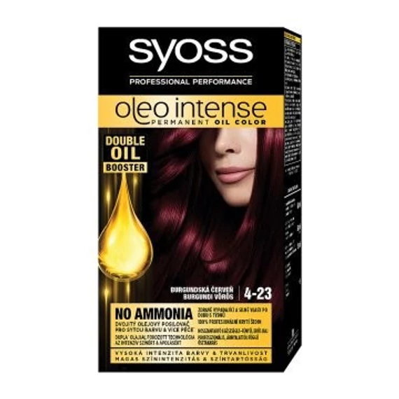 Syoss Oleo Intense Hajfesték 4-23 Burgundi Vörös