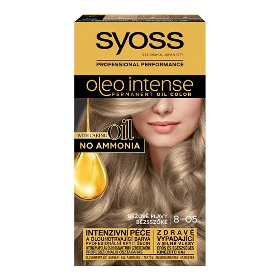 Syoss Oleo Intense Hajfesték 8-05 Bézszsőke