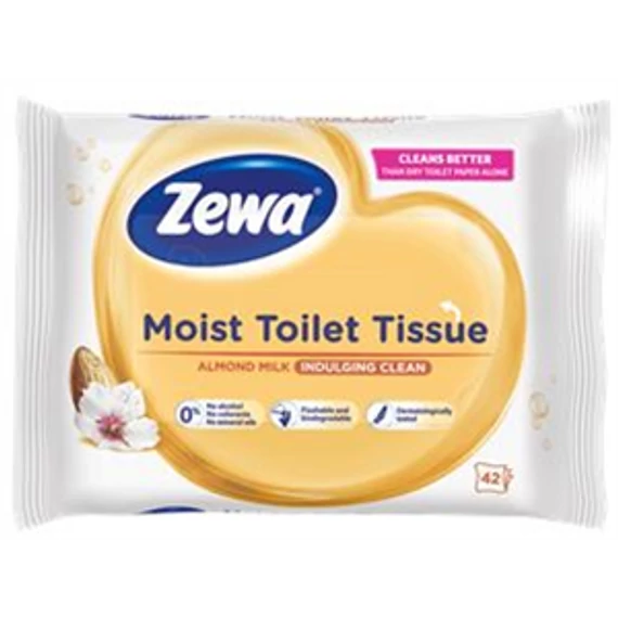 Zewa Almond Milk Nedves Toalettpapír 42 db