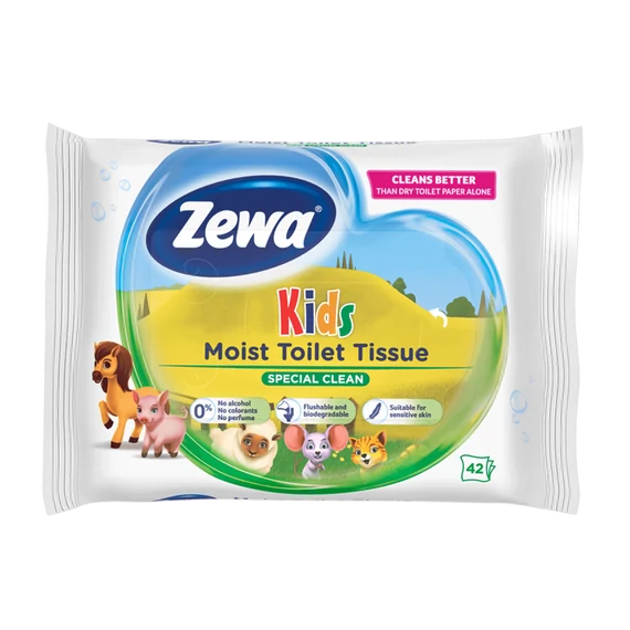 Zewa Kids Nedves Toalettpapír 42 db
