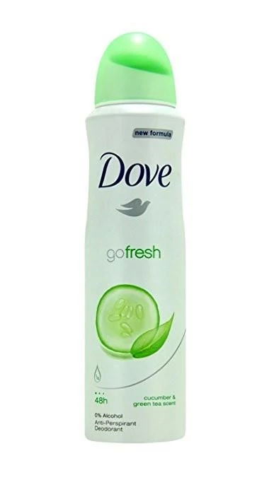 Dove Go Fresh Uborka & Zöld Tea Spray 150 ml