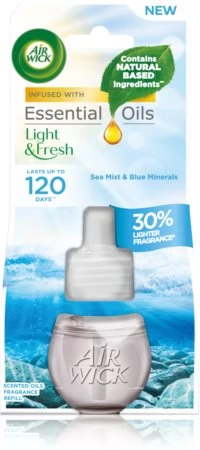 Air Wick Essential Oils Sea Mist & Blue Minerals Utántöltő Légfrissítő Készülékhez 19 ml