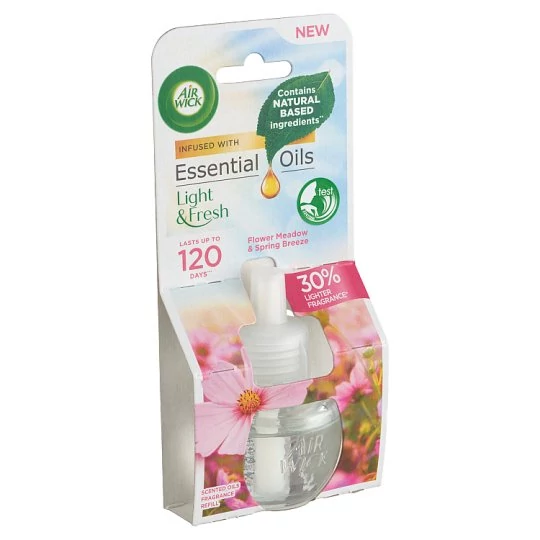 Air Wick Essential Oils Flower Meadow & Spring Breeze Illatosító Utántöltő 19 ml