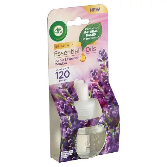 Air Wick Essential Oils Purple Lavender Meadow Utántöltő Légfrissítő Készülékhez 19 ml