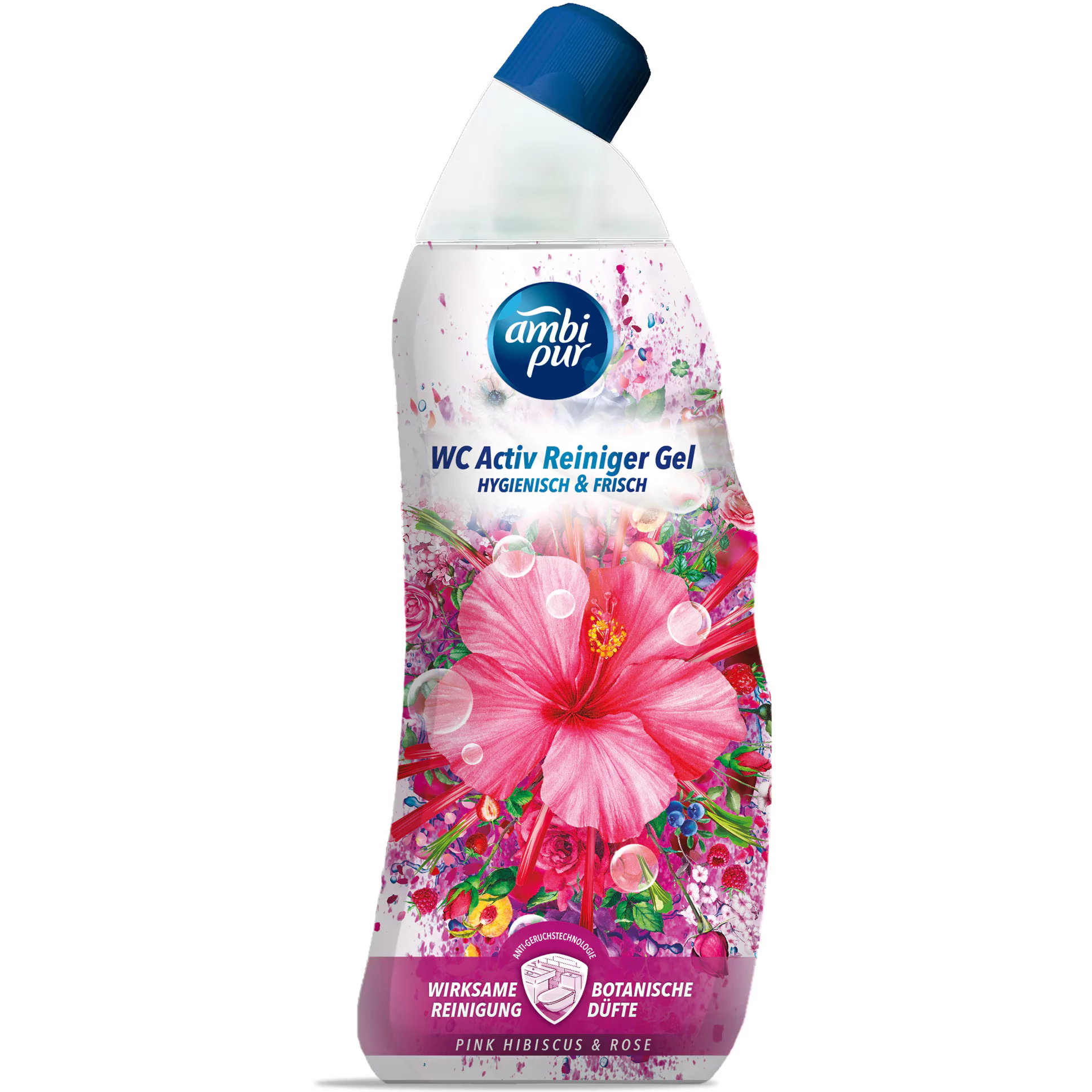 Ambi Pur Pink Hibiscus & Rose Wc Tisztító Gél 750 ml