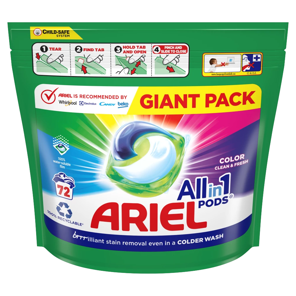 Ariel Allin1 PODS Color Mosókapszula 72 db