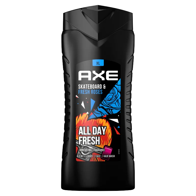 Axe Skateboard & Fresh Roses Tusfürdő 400 ml