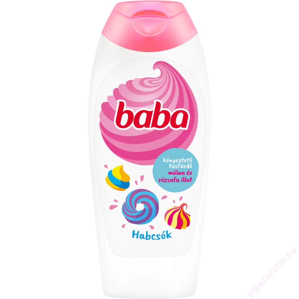 Baba Kényeztető Málna és Rózsafa illat Tusfürdő 400 ml