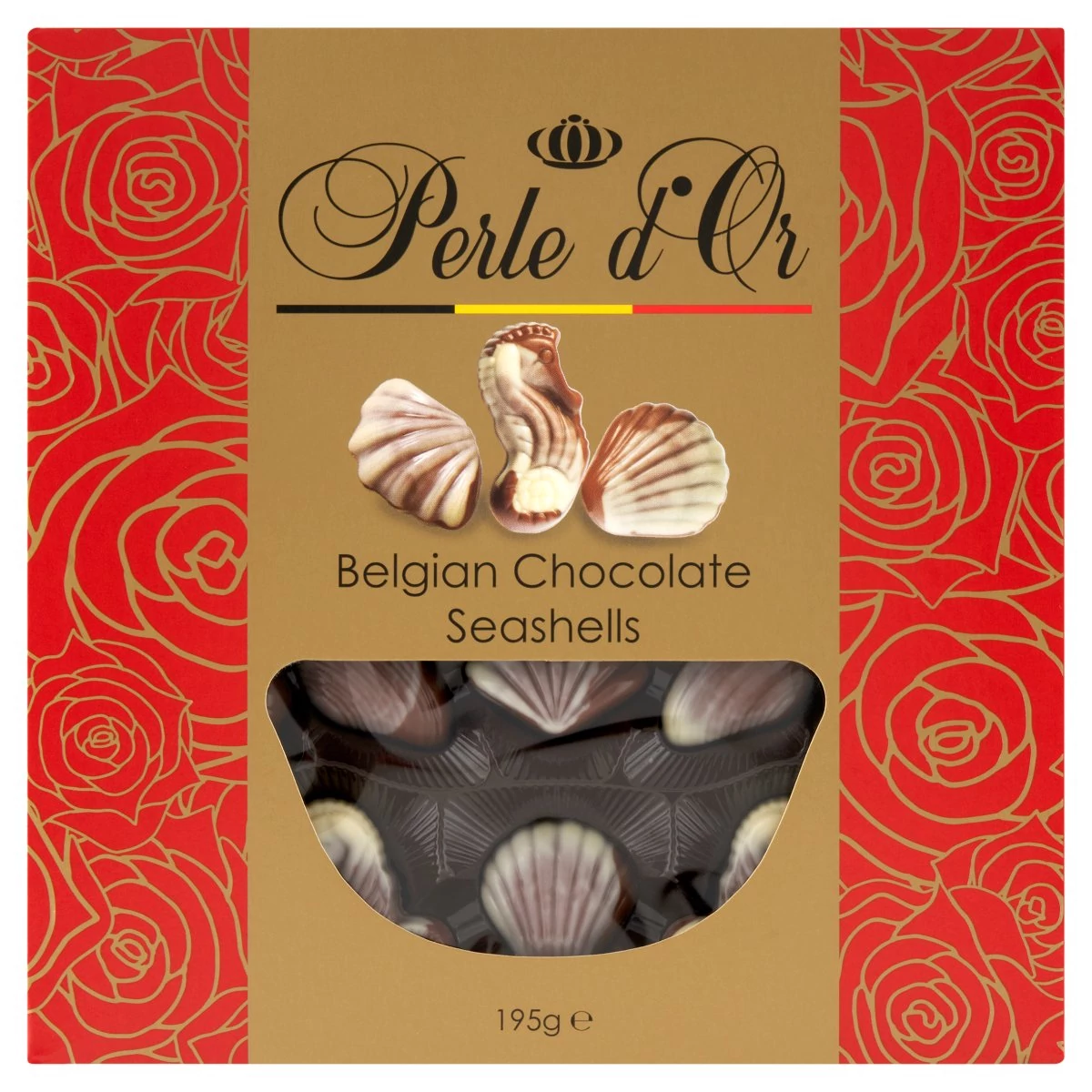 Perle d'or Belgian Chocolate Seashells Desszert 195 g