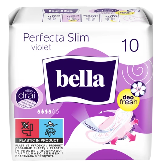 Bella Perfecta Slim Violet Ultravékony Egészségügyi Betét 10 db