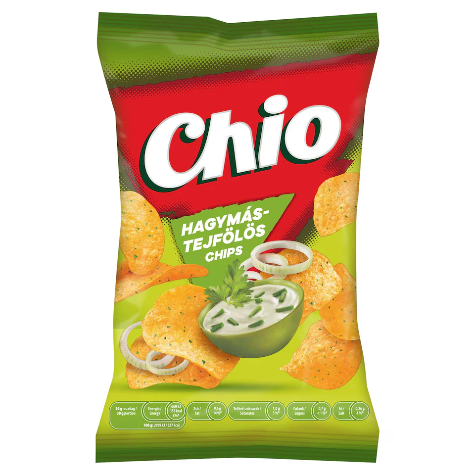 Chio Hagymás-Tejfölös Chips 60 g