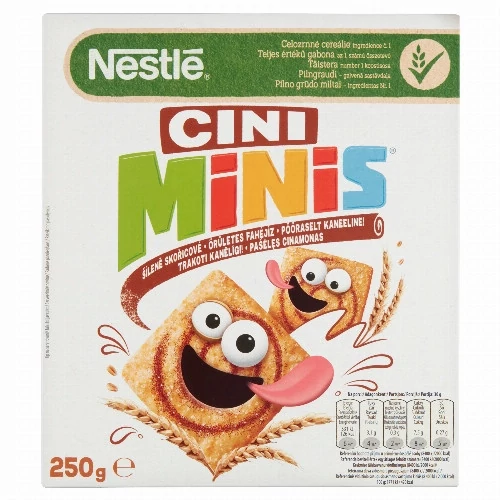 Nestlé Cini Minis Ropogós Fahéjas Gabonapehely 250 g