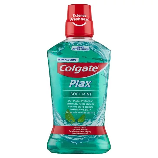 Colgate Plax 0% Alcohol Soft Mint Szájvíz 500 ml