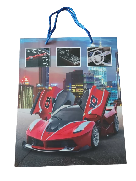 Dísztasak Sport kocsis 26x32x10 cm