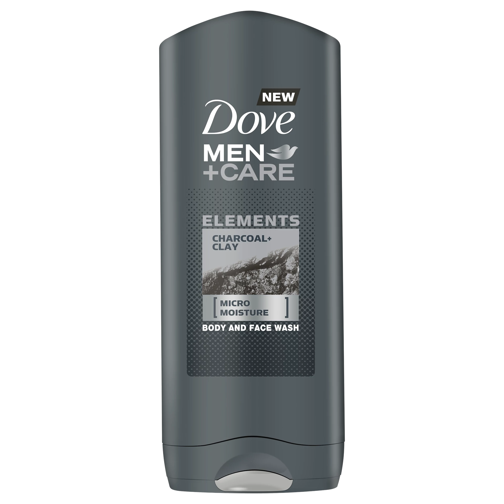 Dove Men+Care Charcoal Clay Tusfürdő 400 ml