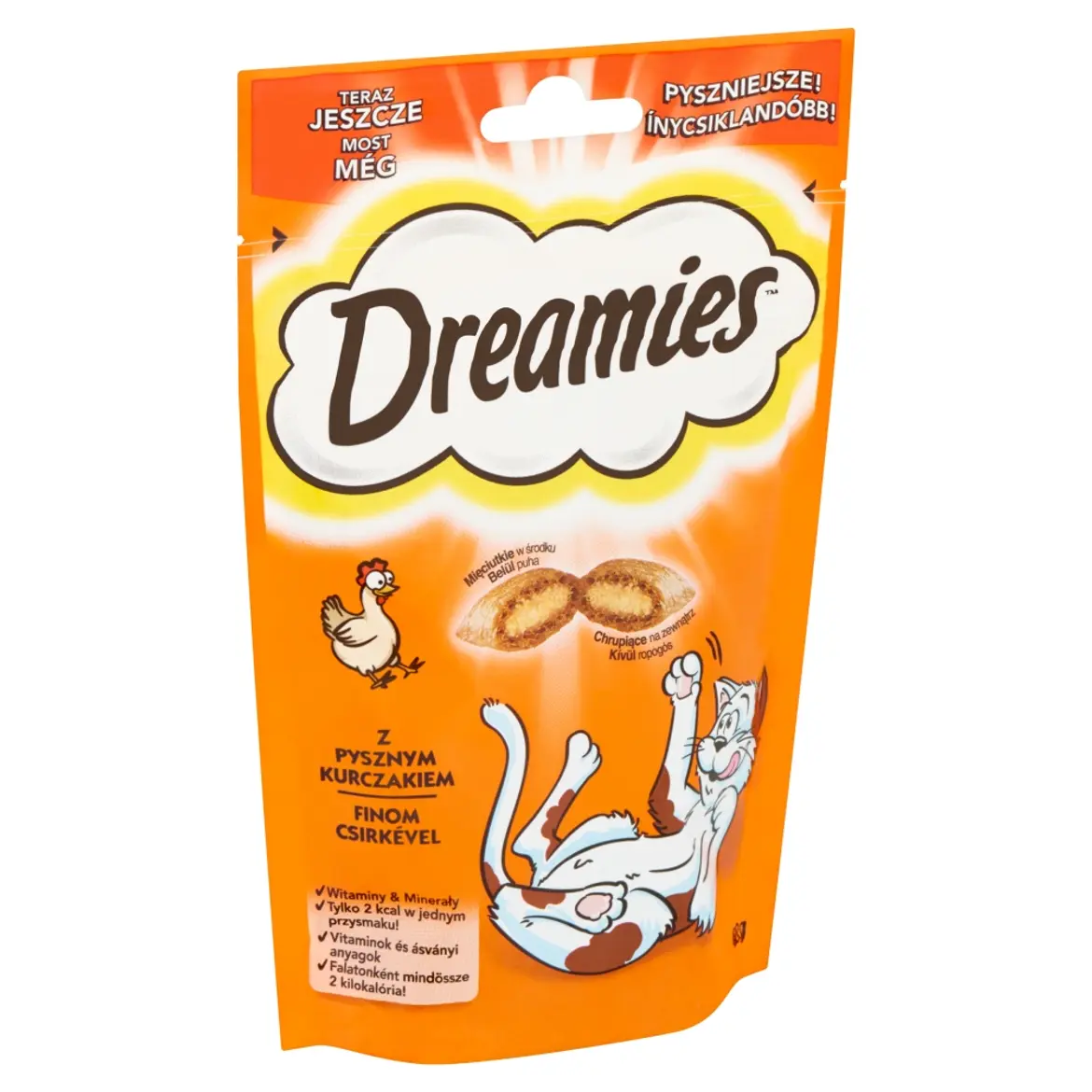 Dreamies Csirke Macska Jutalomfalat 60g