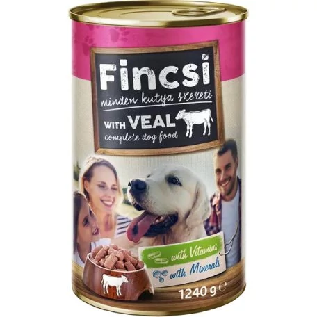 Fincsi Borjú Kutyaeledel 1240 g