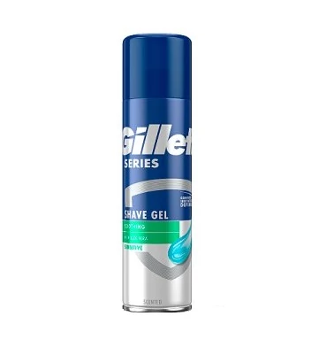 Gillette Series Sensitive Soothing With Aloe Vera Borotvagél 200 ml