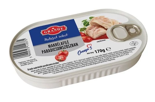 Grande Makrélafilé Paradicsomszószban 170 g