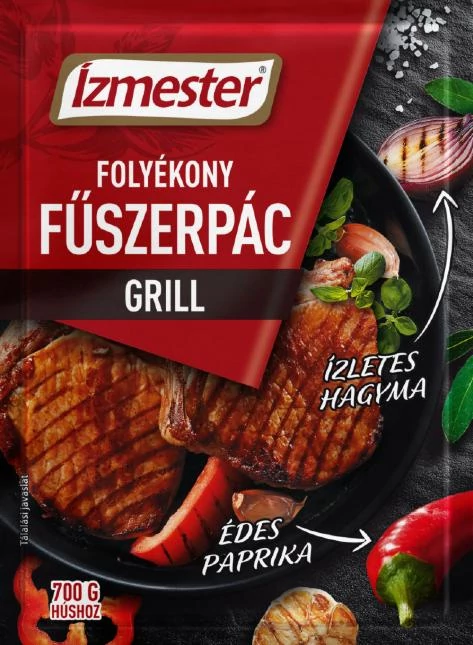 Ízmester Folyékony Fűszerpác Grill 80 ml