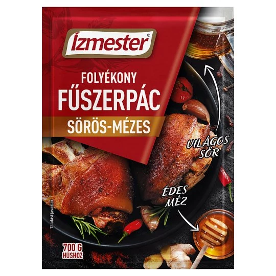 Ízmester Folyékony Fűszerpác Sörös-Mézes 80 ml
