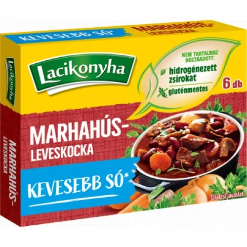 Lacikonyha Marhahúsleves Kocka 6 db 60 g