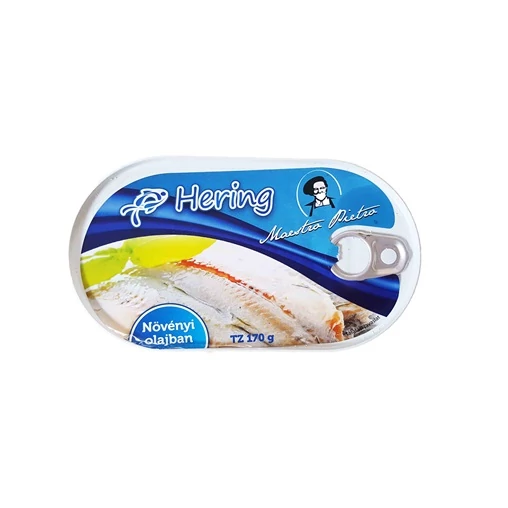 Maestro Pietro Hering Növényi Olajban 170 g