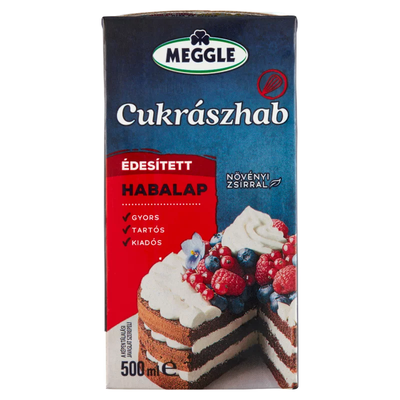 Meggle UHT Cukrászhab 500 ml