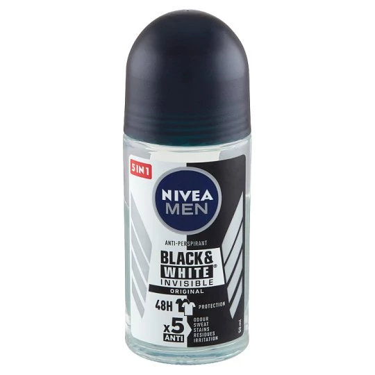Nivea Men Black & White Invisible Original Roll-on 50 ml