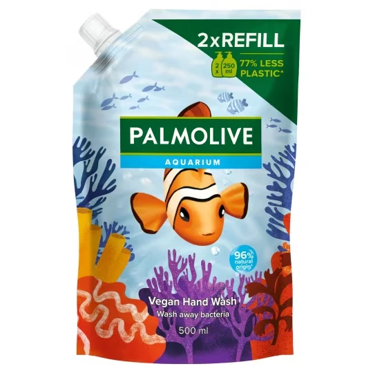 Palmolive Aquarium Vegán Folyékony Szappan Utántöltő 500 ml