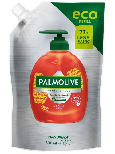 Palmolive Hygiene Plus Family Folyékony Szappan Utántöltő 500 ml