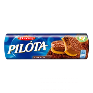 Győri Pilóta Kakaós Töltött Keksz 180 g
