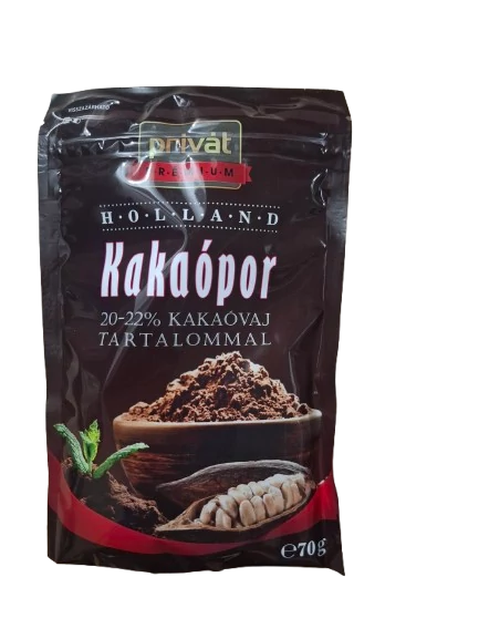 Privát Prémium Holland Kakaópor 20-22% 70g