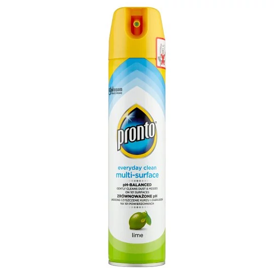 Pronto Everyday Clean Multi-Surface Porstop Lime Felülettisztító Spray 250 ml