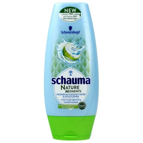 Schwarzkopf Schauma Nature Moments Indonéziai Kókuszvízzel & Lótuszvirággal Hidratáló & Regeneráló Hajbalzsam 200 ml
