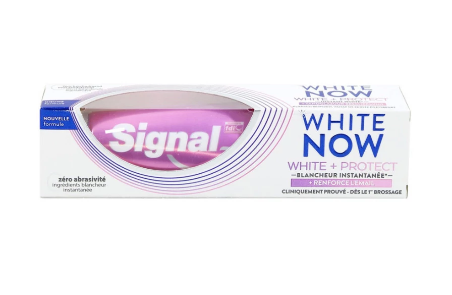 Signal White Now White + Protect Fogkrém 75 ml