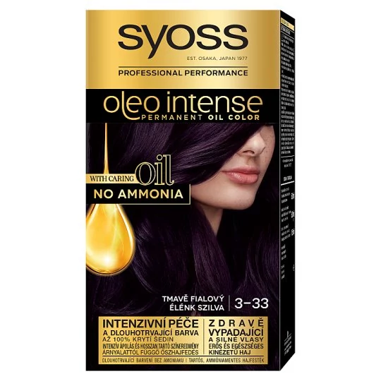 Syoss Oleo Intense Hajfesték 3-33 Élénk Szilva