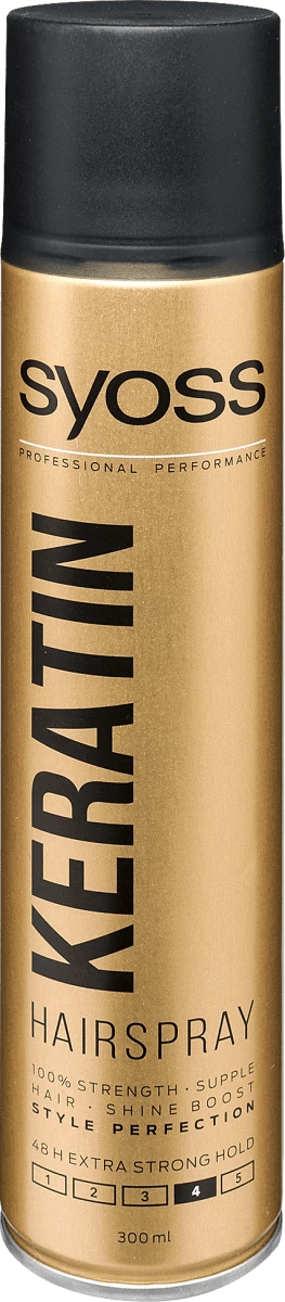 Syoss Keratin (4) Hajlakk 300 ml