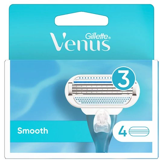 Gillette Venus Smooth 3 pengés Női Borotva betét 4 db