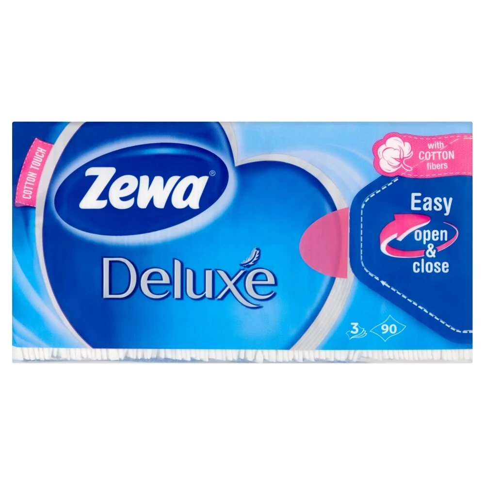 Zewa Deluxe Papírzsebkendő 3 rétegű 90 db