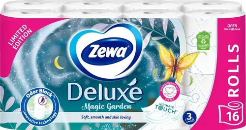 Zewa Deluxe Magic Garden WC papír 3 réteg 16 tekercs