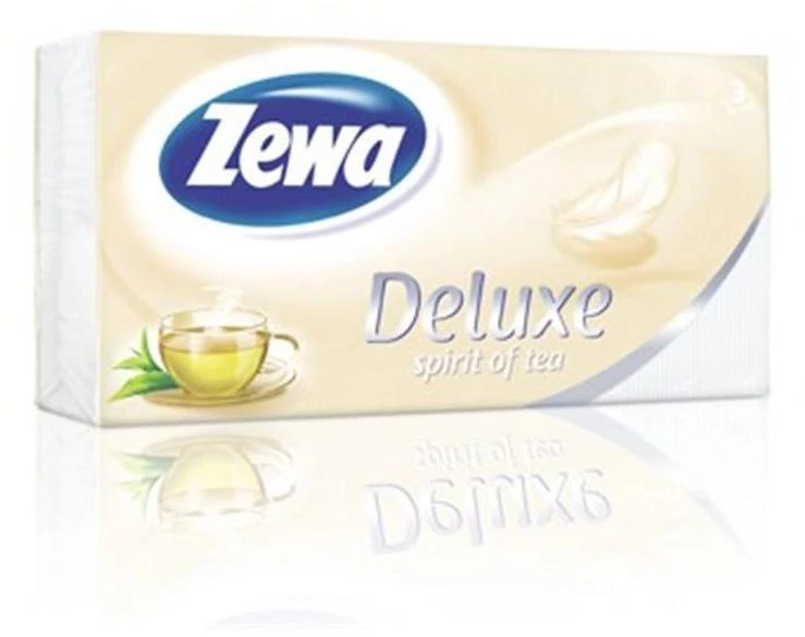 Zewa Deluxe Spirit of Tea Papírzsebkendő 3 réteg 90 db